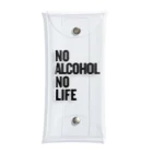 おもしろいTシャツ屋さんのNO ALCOHOL NO LIFE ノーアルコールノーライフ Clear Multipurpose Case