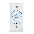 funny puppyのひょう Clear Multipurpose Case