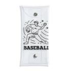 nndesignのBASEBALL LEFT PITCHER Clear Multipurpose Case