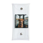 kokin0のバスの中で座る犬 dog sitting on the bus Clear Multipurpose Case