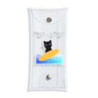 yuko_suzukiの波動方程式と波に乗るネコ Clear Multipurpose Case