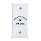 onehappinessのI LOVE DOG　ONEHAPPINESS Clear Multipurpose Case