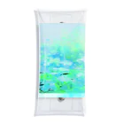 太陽drops -立華 圭グッズショップ-の10時の海 Clear Multipurpose Case