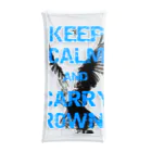 座敷ふくろうのKEEP CALM AND CARRY BROWNIE クリアマルチケース