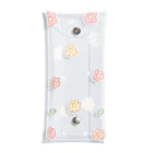 √shokupan のお花たち Clear Multipurpose Case