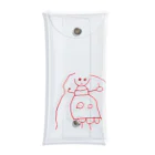 橙色の髪の長い少女 Clear Multipurpose Case