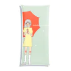 MAGUROの晴れと傘と女の子。 クリアマルチケース