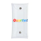 quartetのQuartet be ture Logo クリアマルチケース