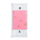 Saki YのPink Triangle Clear Multipurpose Case