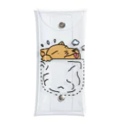 Megumiyaの胸ポケットに犬 Clear Multipurpose Case