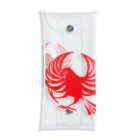 月の魚の文鳥紋～紅 Clear Multipurpose Case