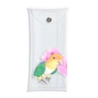 まめるりはことりのお花とシロハラインコちゃん【まめるりはことり】 Clear Multipurpose Case