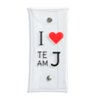 Team　ＪのＩ❤TEAM J(LOGO BK) クリアマルチケース