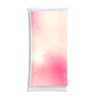 水彩 Ao_watercolorのPeach pink　水彩 Clear Multipurpose Case