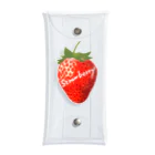 FREEHANDMARCHのStrawberry (いちご)  Clear Multipurpose Case