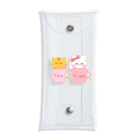 HappyLife☆channelのうさころとねこころのティータイム Clear Multipurpose Case