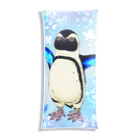 ヤママユ(ヤママユ・ペンギイナ)のケープペンギン「ちょうちょ追っかけてたの」(Blue) クリアマルチケース