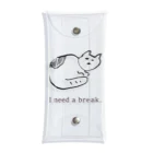 よこづな文庫のI need a break. クリアマルチケース