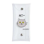 nanometerのnanometer"グレーねこー"クリアマルチケース Clear Multipurpose Case