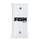 おもしろいTシャツ屋さんのFISHING　釣り　FISH　 Clear Multipurpose Case