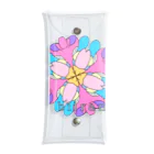 biirandの花柄ファンタスティック！ Clear Multipurpose Case