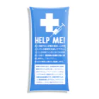 SANKAKU DESIGN STOREのHELP ME! アナフィラキシー補助治療剤 注射ケース。 BLUE クリアマルチケース