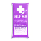 SANKAKU DESIGN STOREのHELP ME! アナフィラキシー補助治療剤 注射ケース。 PURPLE クリアマルチケース