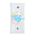 Love＆PeaceのLove＆Peaceキッズ用ロゴ クリアマルチケース