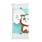 myssimoのねこぎちゃん　～ギター柄の猫～ Clear Multipurpose Case