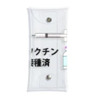 illust_designs_labのワクチン接種済みのイラスト COVID-19 vaccine mRNA　2 Clear Multipurpose Case