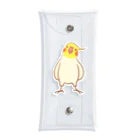 ほほらら工房 SUZURI支店の仁王立ちオカメインコ Clear Multipurpose Case