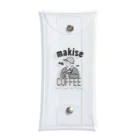 Makise COFFEE.のマキセコーヒー(ラテ美ちゃん) クリアマルチケース