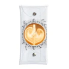 Prism coffee beanの【Lady's sweet coffee】ラテアート エレガンスリーフ / With accessories Clear Multipurpose Case