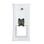 猫部のねこ　pokenyan くろにゃん Clear Multipurpose Case