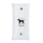 Black Labradors MatterのLAB LOV Clear Multipurpose Case