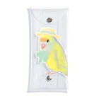 Colicoの麦わら帽子のコザクラインコ（クリーム） Clear Multipurpose Case