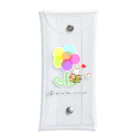 ひろねこさんの冒険*♡･゜の本とお花と♪ Clear Multipurpose Case