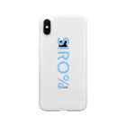 SIRO%(しろぱーせんと)のSIRO%シンプルロゴ（Blue） Clear Smartphone Case