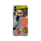 SONOTENI-ARTの026-002　ゴーギャン　『シエスタ』　クリア　スマホケース　iPhone XS/X専用デザイン　CC2 Clear Smartphone Case