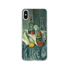 SONOTENI-ARTの017-004　ポール・セザンヌ　『ペパーミントボトル』　クリア　スマホケース　iPhone XS/X専用デザイン　CC2 Clear Smartphone Case
