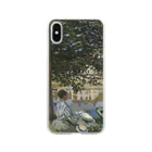 SONOTENI-ARTの004-019　クロード・モネ　『セーヌ河岸、ベンヌクール』　クリア　スマホケース　iPhone XS/X専用デザイン　CC2 Clear Smartphone Case