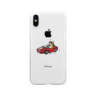 ねこましょのわるそうなネコ オープンカー Clear Smartphone Case