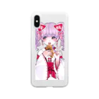 みこ(人間)の巫女さん(たい焼き) Clear Smartphone Case