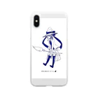 まめくろショップのイラスト(魔女) Clear Smartphone Case