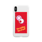 キーのYou making fun of me? Clear Smartphone Case