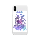 death or dead borderline  のSKULL Clear Smartphone Case