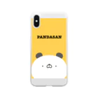 ユウィズのかわいいパンダさん（イエロー） Clear Smartphone Case