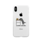 efrinmanのlovable labradorブラック Clear Smartphone Case