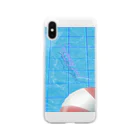 コ八ルのswimming pool Clear Smartphone Case