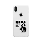 too muchの人間用のHIKE黒 Clear Smartphone Case